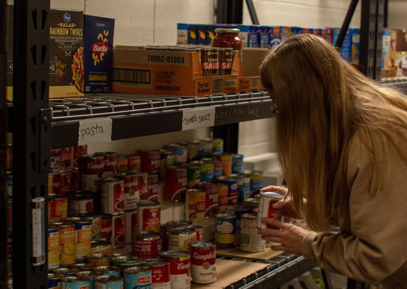 The Golden Grizzlies Pantry offers perishable food to students in need