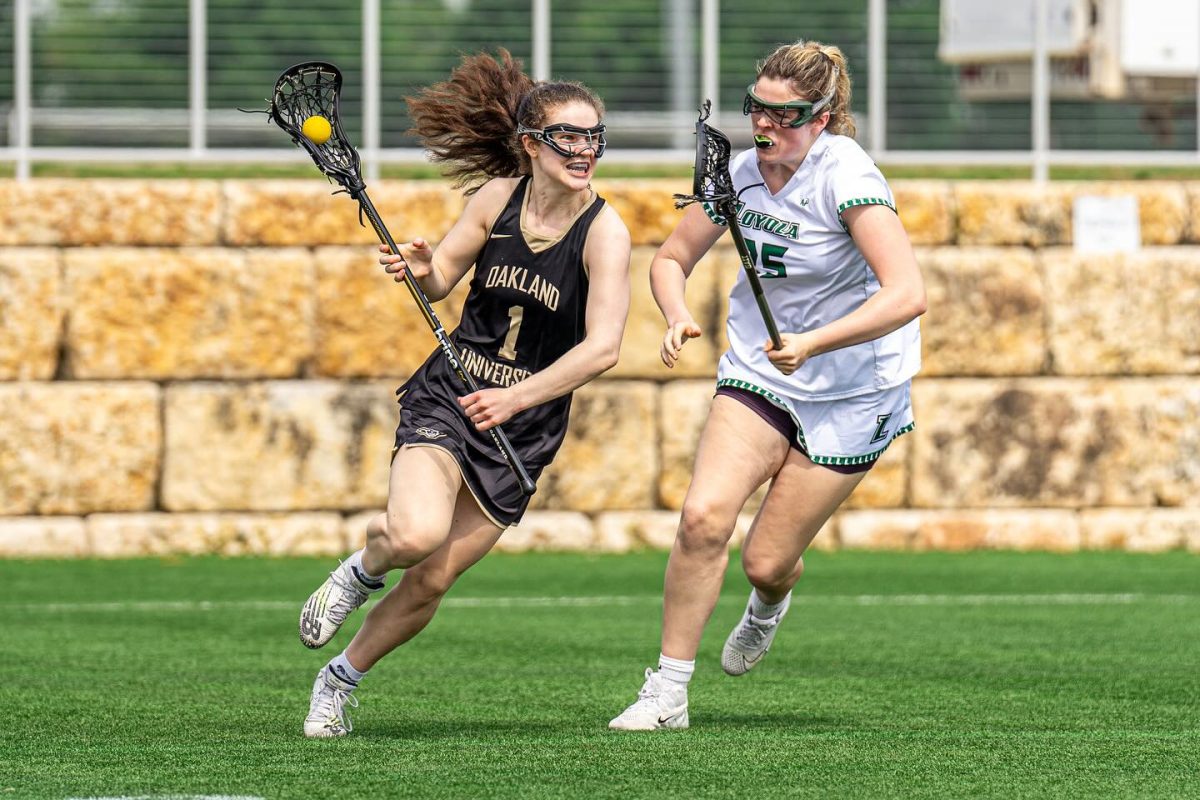 Photo courtesy of Oakland University Women's Club Lacrosse