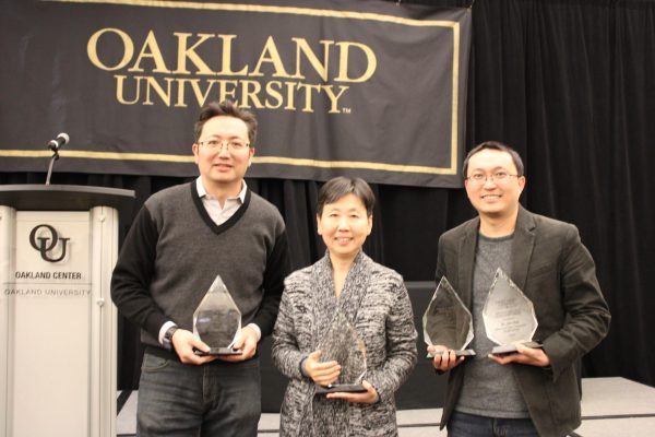 Faculty awarded at Research, Innovation and Engagement Town Hall