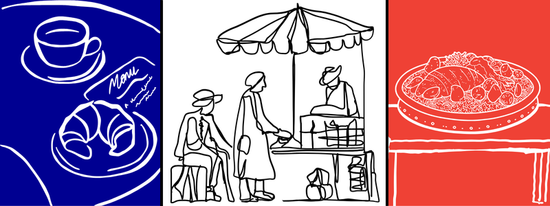 paris coffee graphic