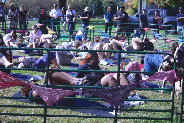 Goat Yoga brings relaxation and laughter to campus