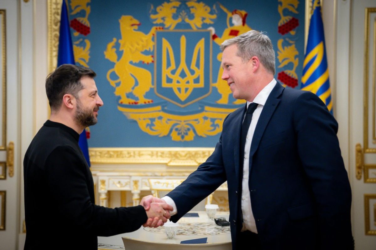 Photo courtesy of Ukrainian Presidential Press Office via AP