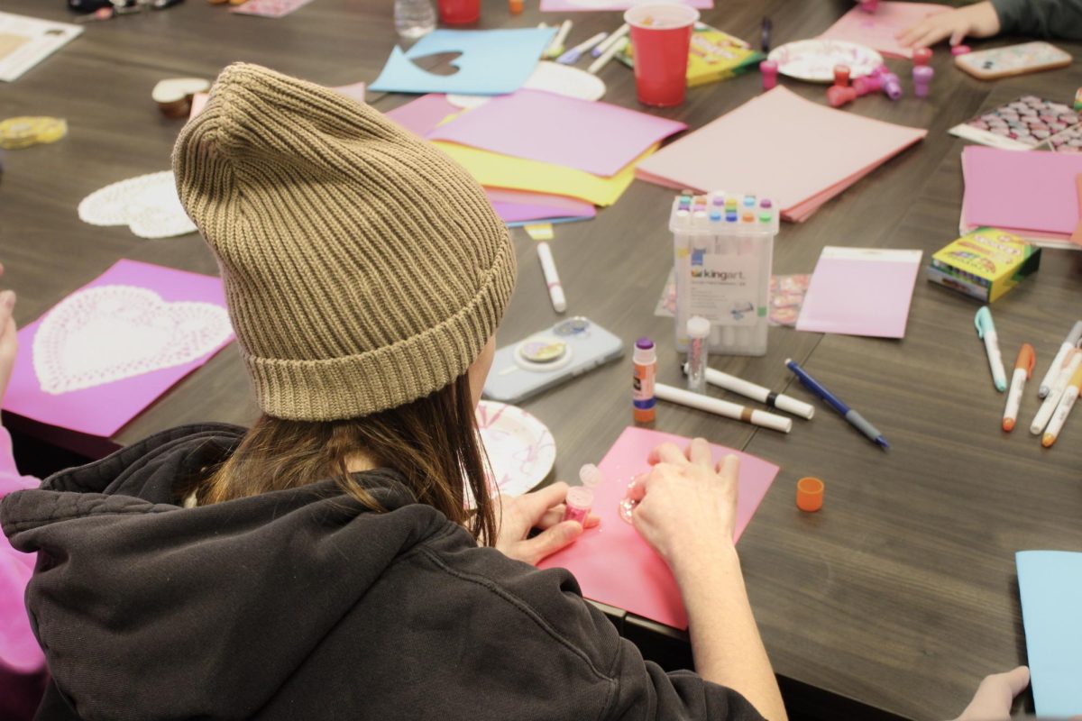 SLPSA spreads love through Valentine card-making for senior citizens